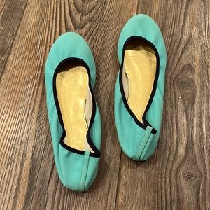 EIC JCrew canvas ballet flats